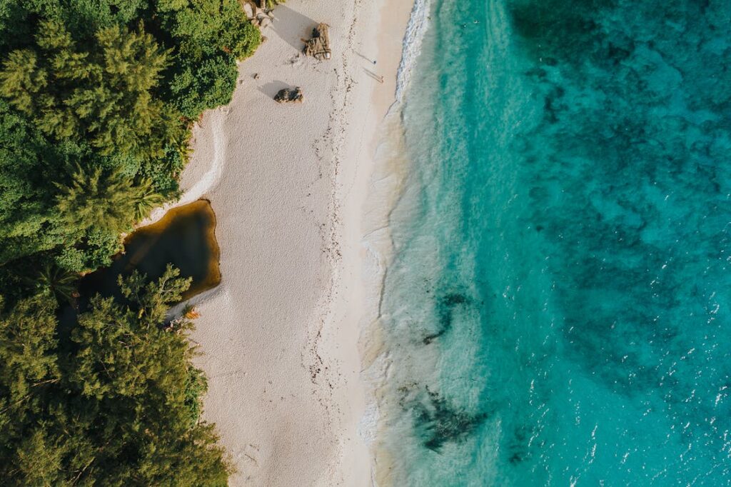 Plage aux Seychelles